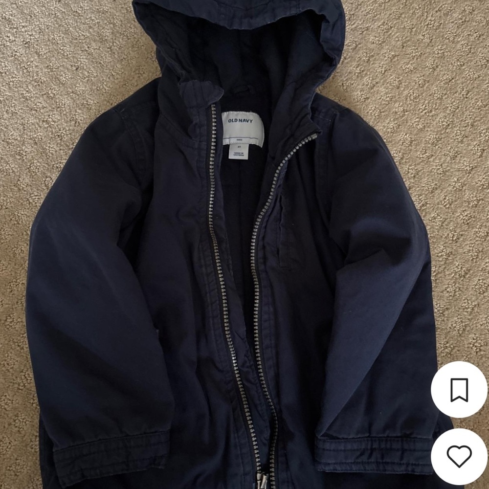Old Navy Kids Dark Blue Raincoat